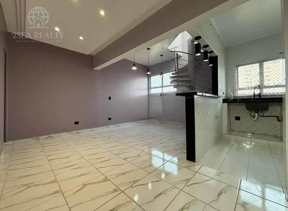 Apartamento para alugar - 3 dormitórios, 1 suíte e 2 banheiros - Santos/SP — foto 1
