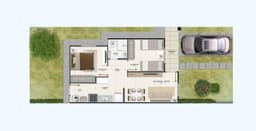 Casas em bairro planejado - Fontana no Jardim Europa