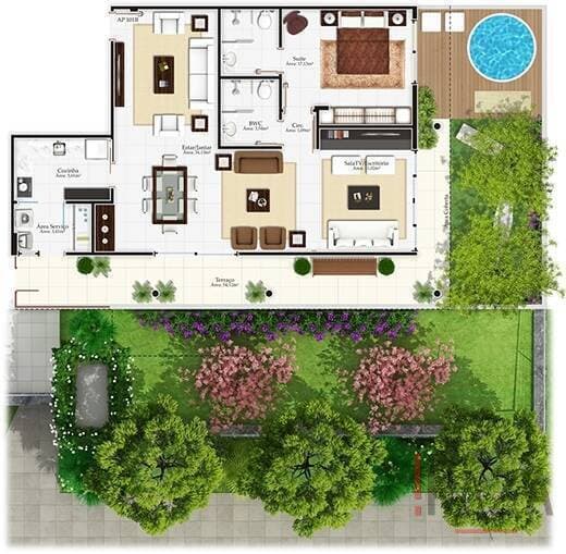 Duplex de Cobertura - Frente Mar - Novo Campeche — foto 15