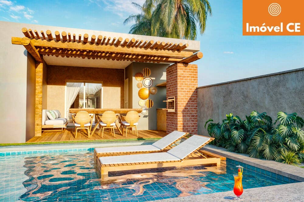 Casa Térrea de 03 Suítes com Projeto Misto em Madeira e Alvenaria JIjoca — foto 7