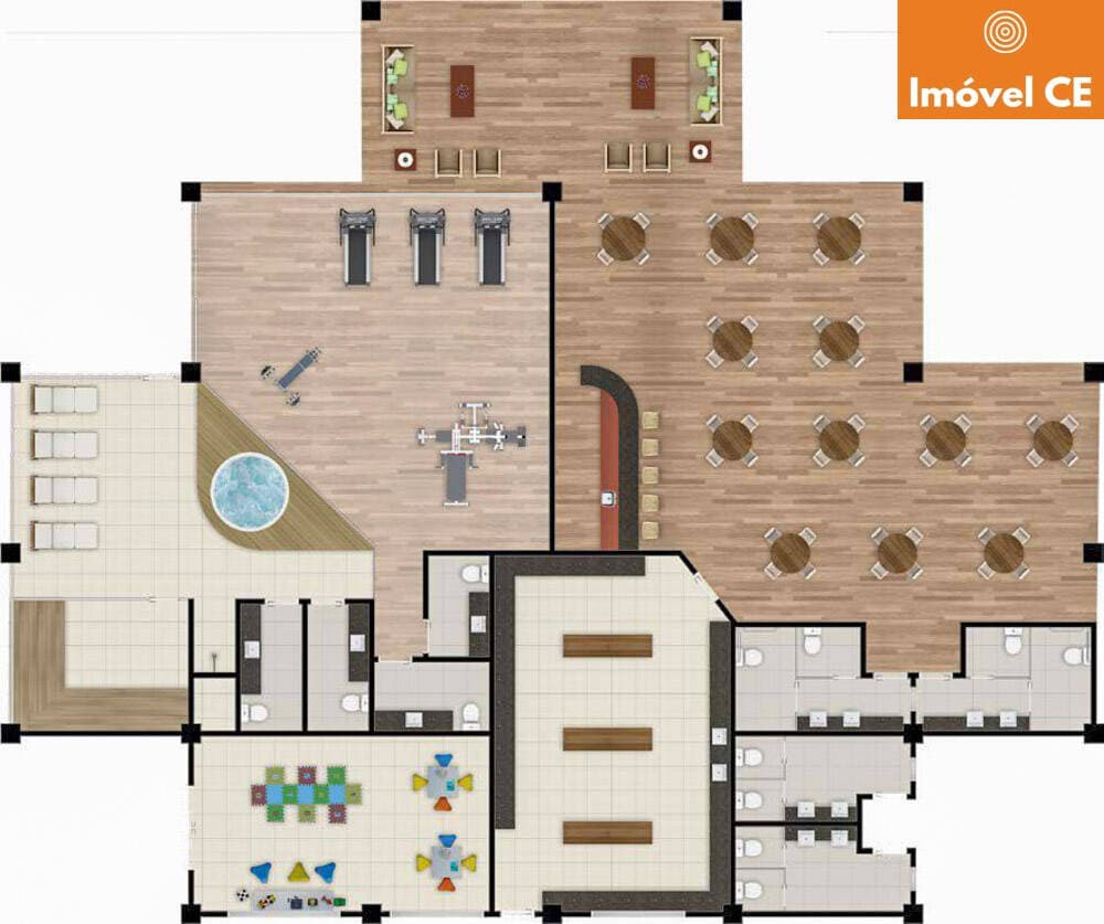 Apartamento com 252m² no Porto das Dunas — foto 11