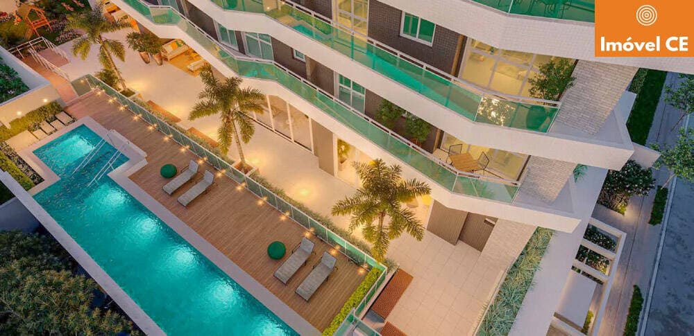 Apartamentos de 02 quartos na Aldeota | 54m² Completa área de laze — foto 2