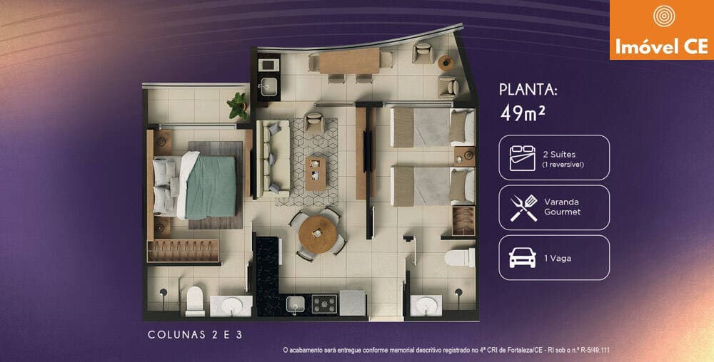 Apartamentos de 2 Quartos na Aldeota, Fortaleza/CE — foto 11