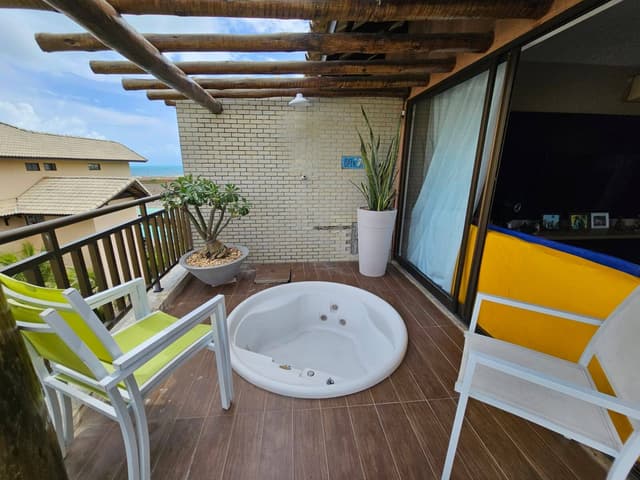 Cobertura Pé na Areia – Conforto e Sofisticação Frente Mar Porto das Dunas