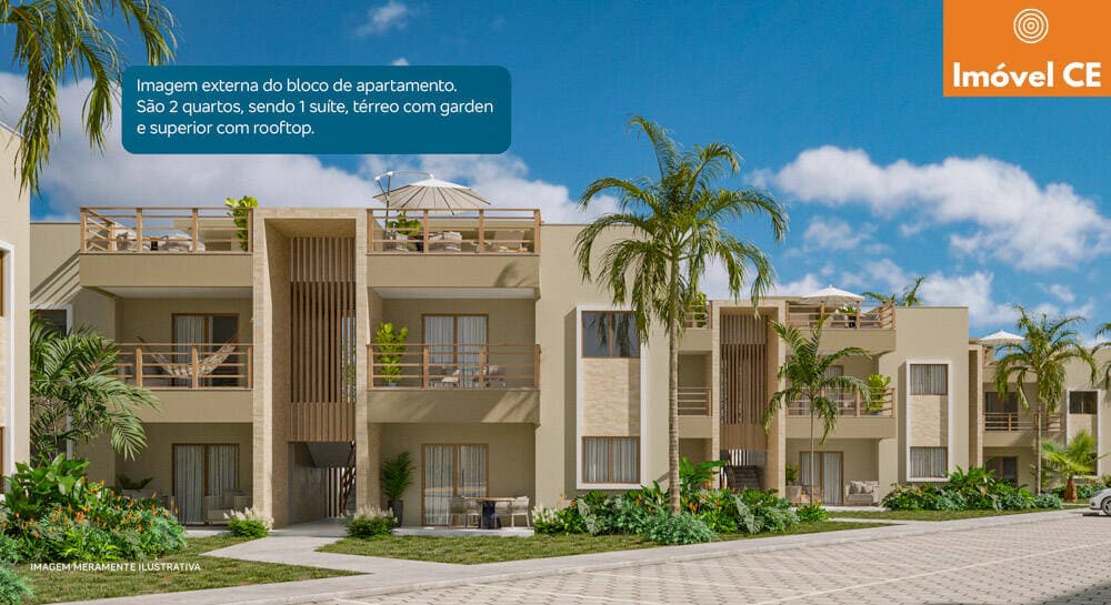 Flecheiras Ceará Brasil — Apartamento 97m² com modelo a preço de custo — foto 1