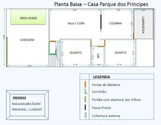 CASA A VENDA NO PQ DOS PRINCIPES JACAREÍ SP — foto 2