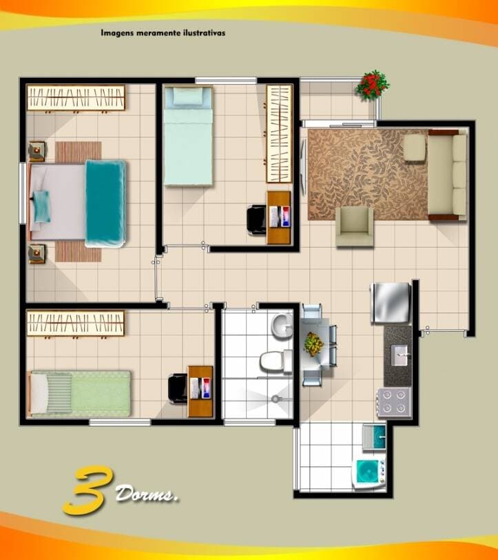 APARTAMENTO RESIDENCIAL SANTA RITA II — foto 11