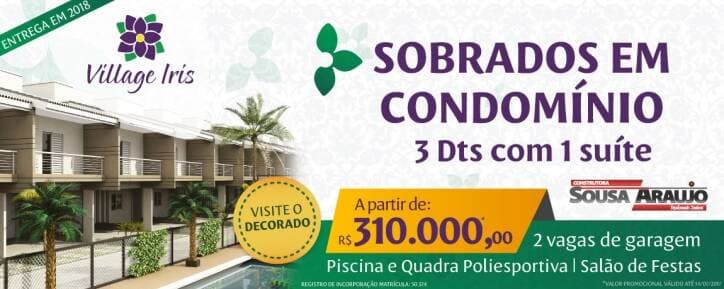 CASA NOVA EM CONDOMÍNIO VILLAGE IRIS JACAREÍ SP — foto 1