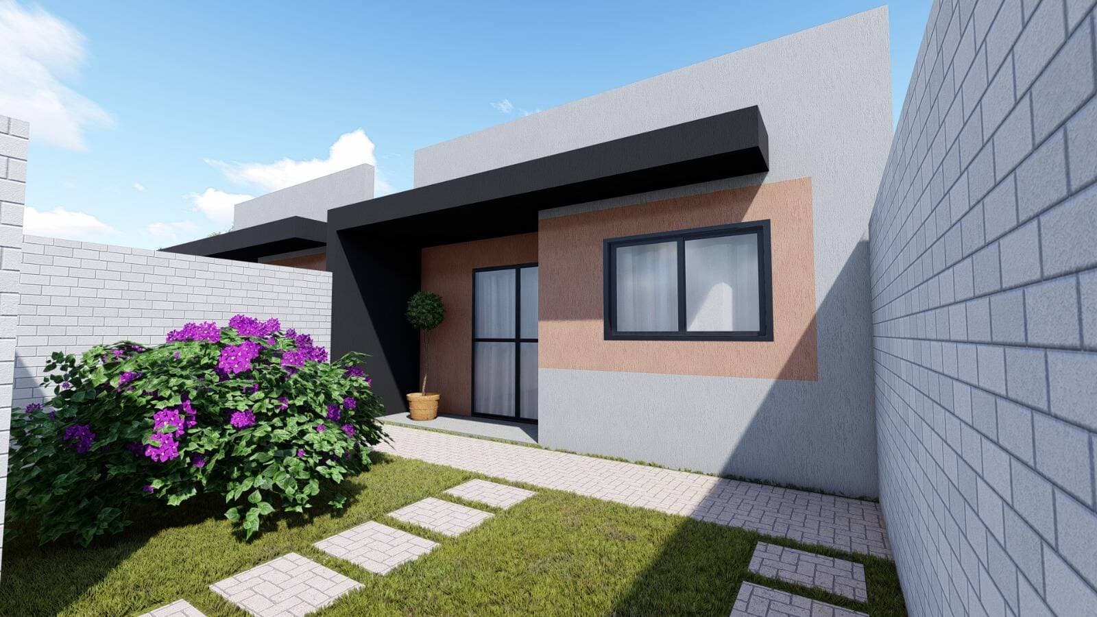 Lançamento 2024 - Casa 2 quartos, Fundos - Coroados — foto 4