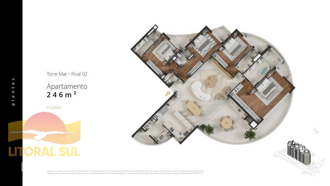 LANÇAMENTO PIEMONTE AMÍZ - TORRE A - APTO.GARDEN - 202 — foto 15