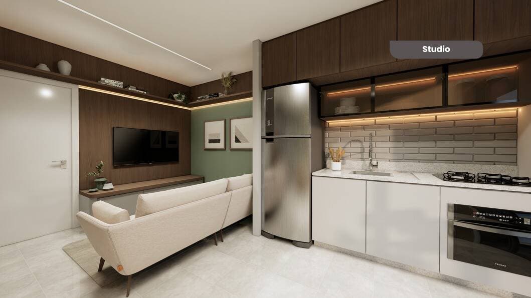 Lançamento – Apartamento Studio 708 Res. Enseada dos Guarás — foto 9