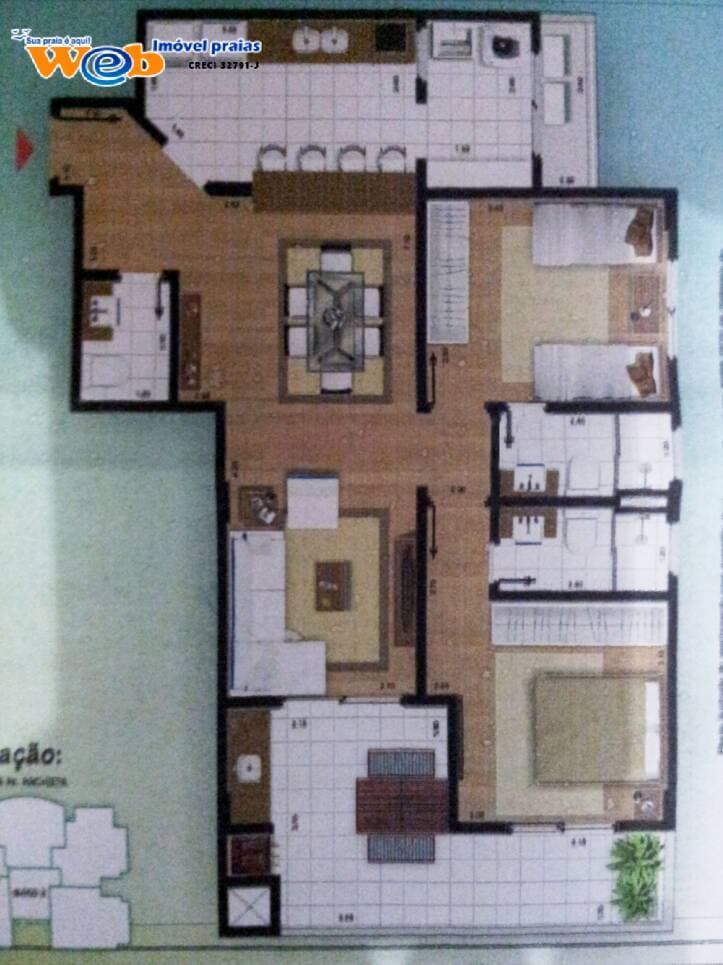 Lindo apartamento de 2 dormitórios sendo os 2 suítes — foto 6